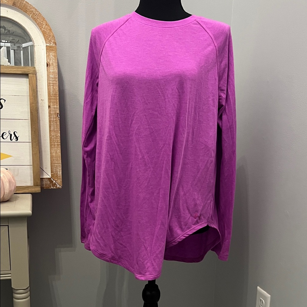 Under Armour Women's Vibrant Purple Long Sleeve Top